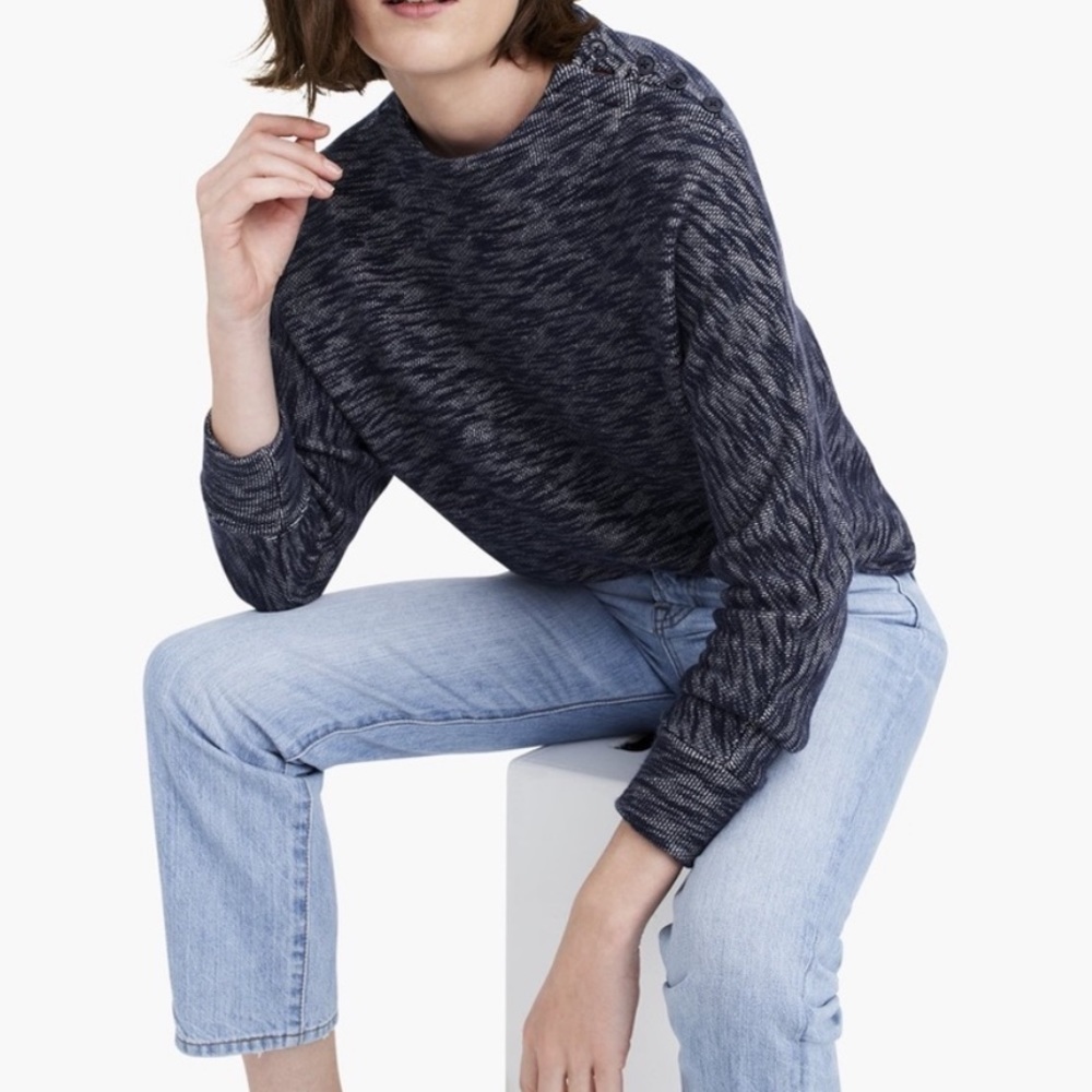 J. Crew | Point Sur Dolman-sleeve Mockneck Sweater Size Large